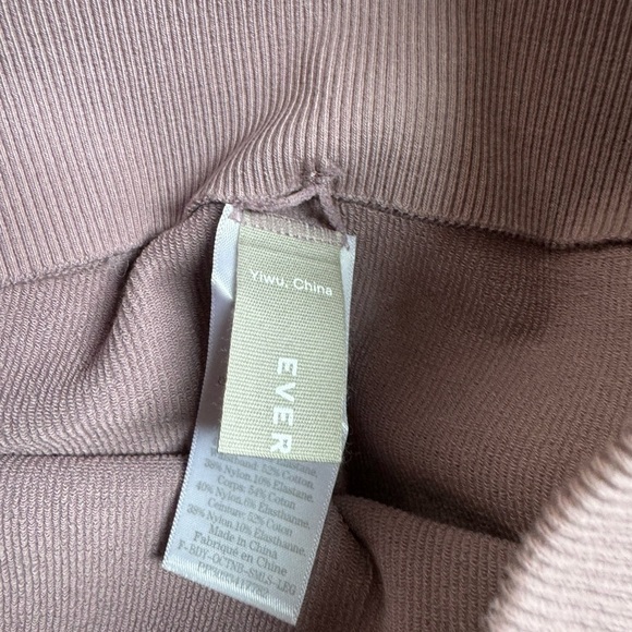 NWT Everlane The Seamless Leggings in Dusty Lavender Purple Full Length Cotton - Picture 6 of 15